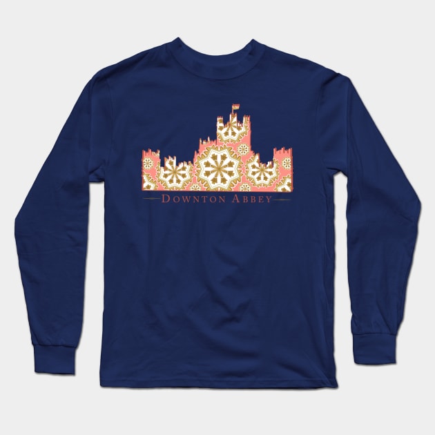 Downton Abbey Silhouette Fan Art Long Sleeve T-Shirt by My Depiction Addiction 